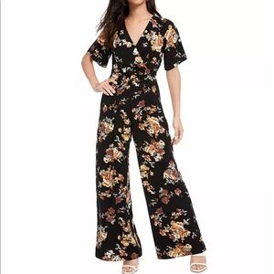 Trixxi Belted Kimono Jumpsuit (Medium)
